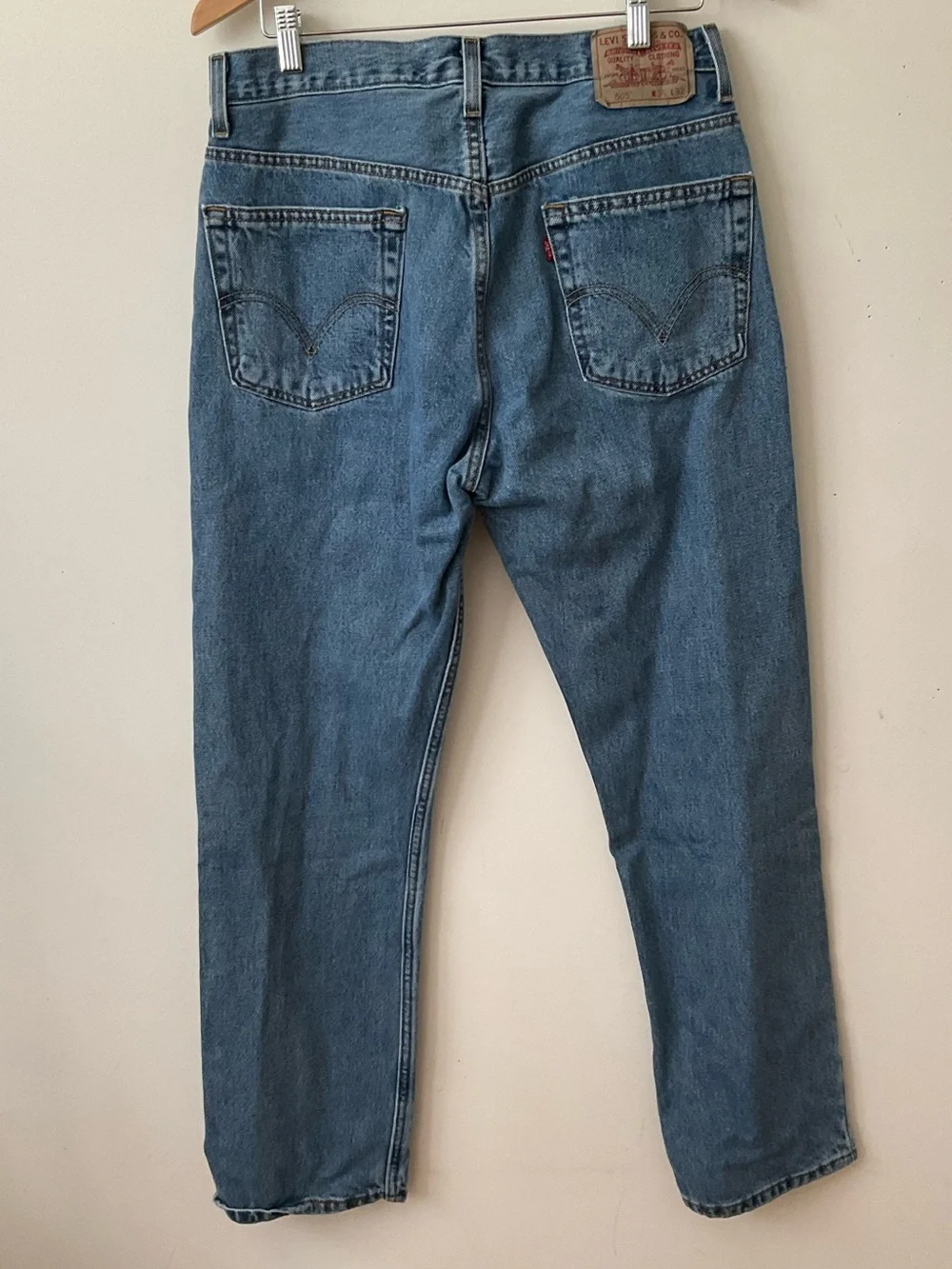 Levi's 505 Regular Fit Jean for Men Size 34 x 32 inch Blue